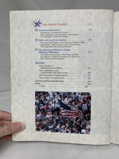 Abeka American Government (2nd Ed.) Set of 3