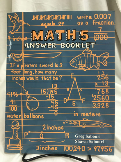 Math 5 (Teaching Textbooks) Set of 3
