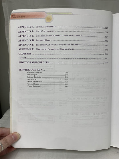 BJU Chemistry (3rd Ed.) Textbook
