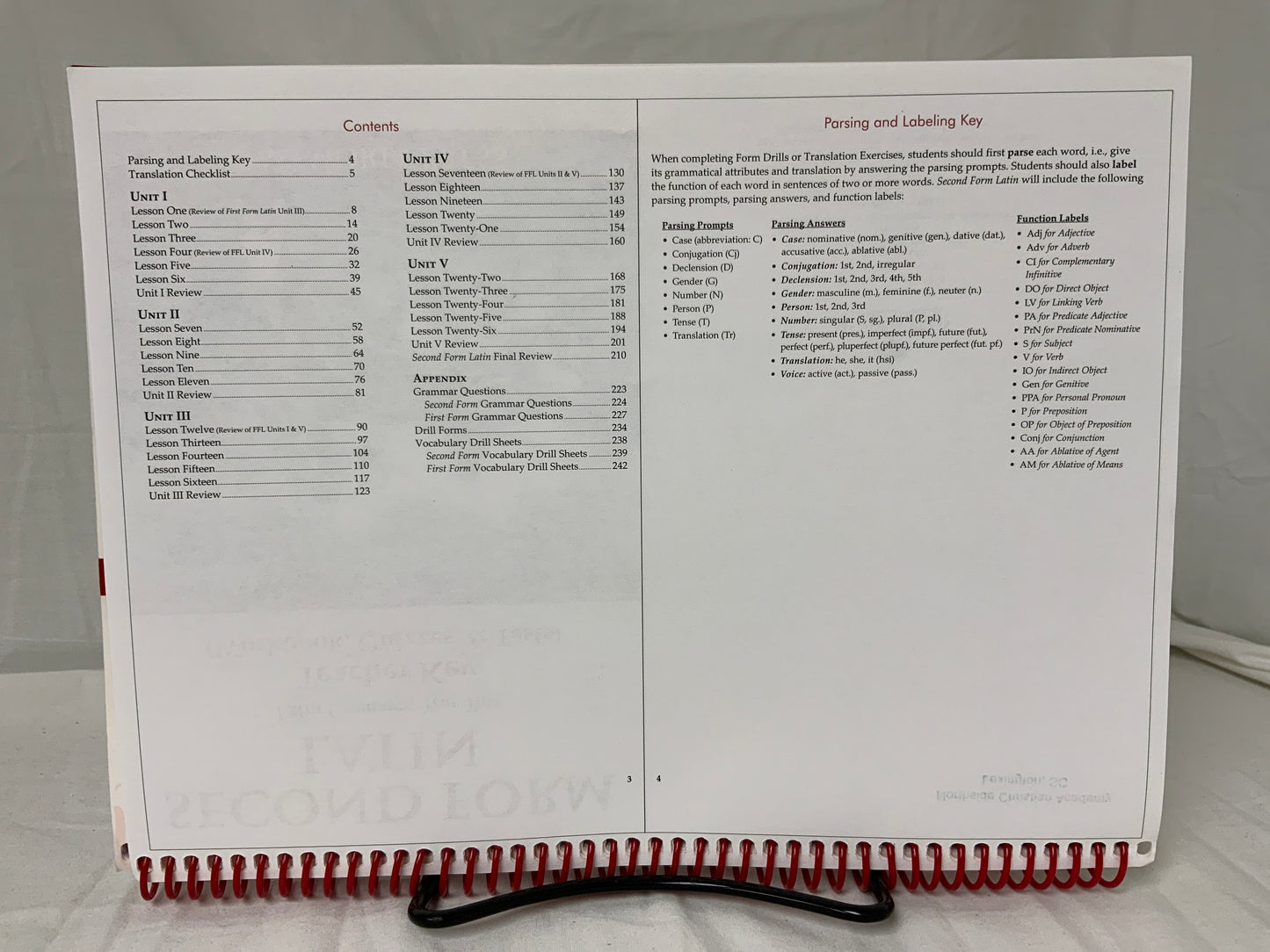 Second Form Latin (2nd Ed.) Teacher Key