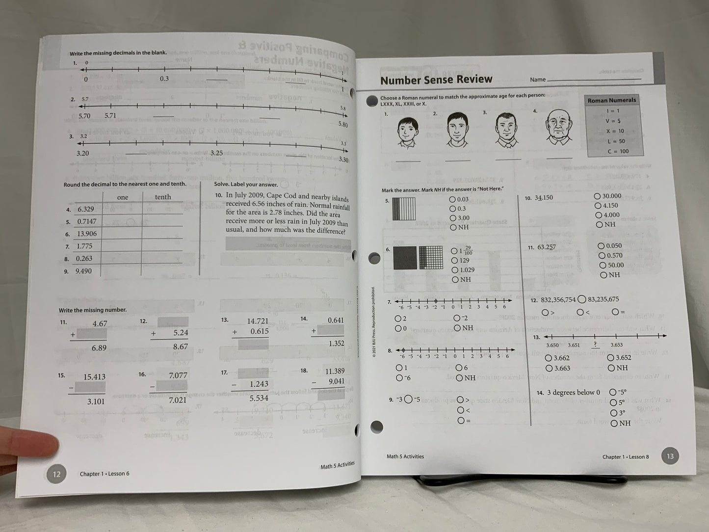 BJU Math 5 (4th Ed.) Set of 5