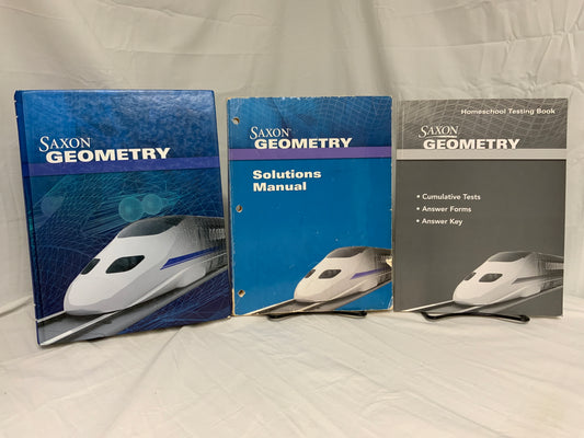 Saxon Geometry - Set of 3