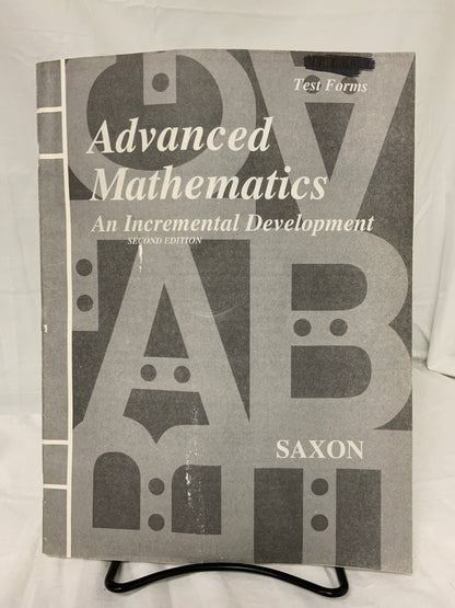 Saxon Advanced Mathematics (2nd Ed.) Set of 3