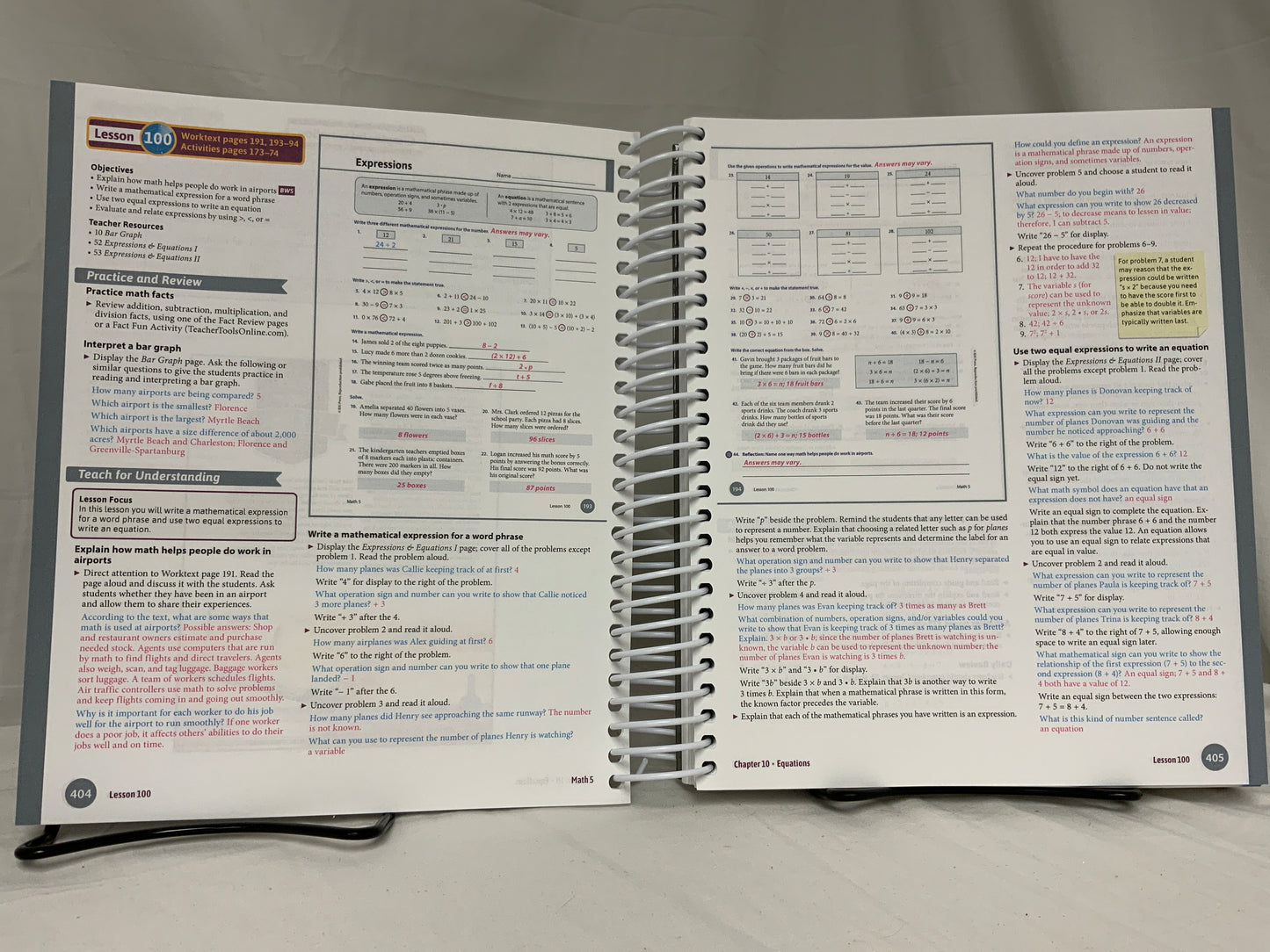 BJU Math 5 (4th Ed.) Set of 5