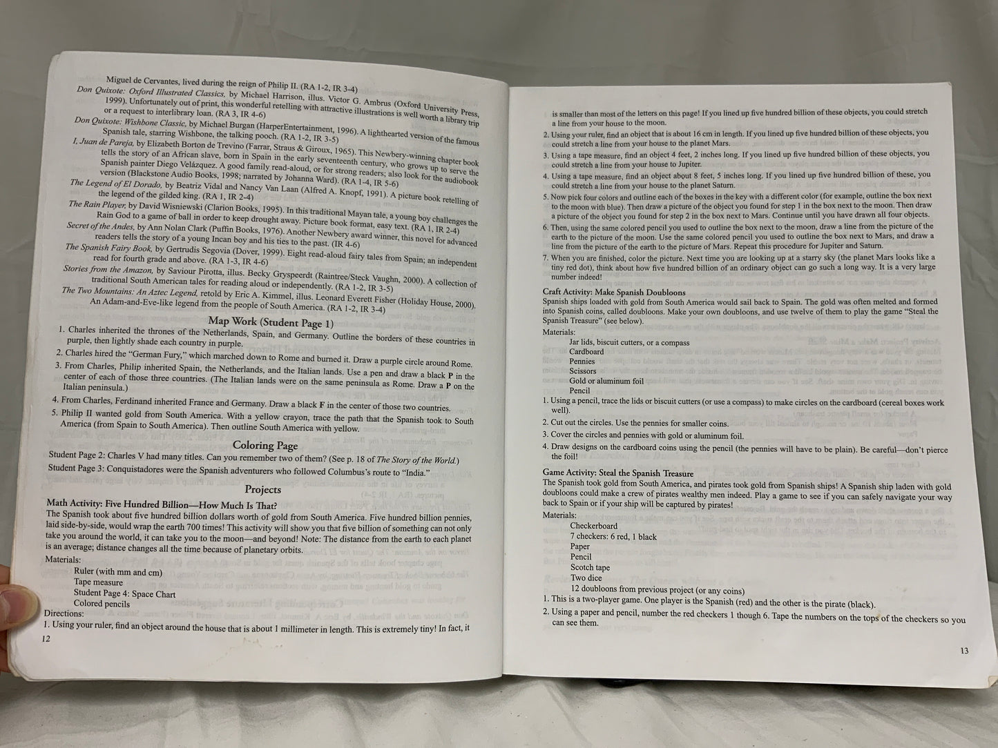 The Story of the World Volume 3 Activity Book