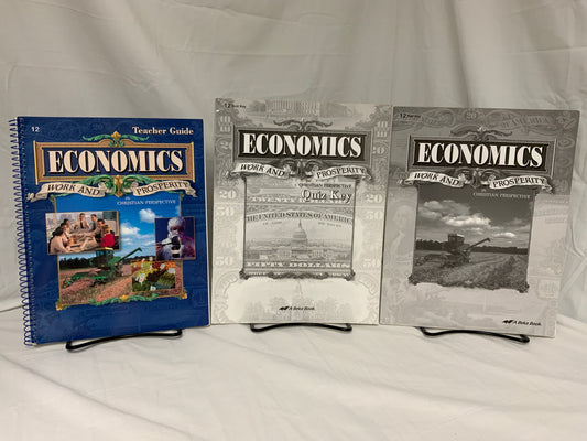 Abeka Economics: Work and Prosperity (2nd Ed.) Set of 3