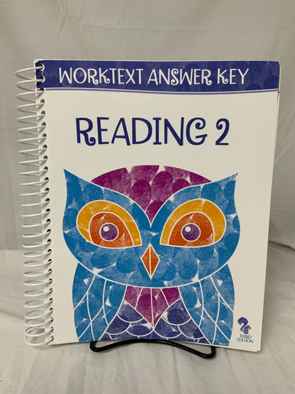 BJU Reading 2 (3rd Ed.) Worktext Answer Key