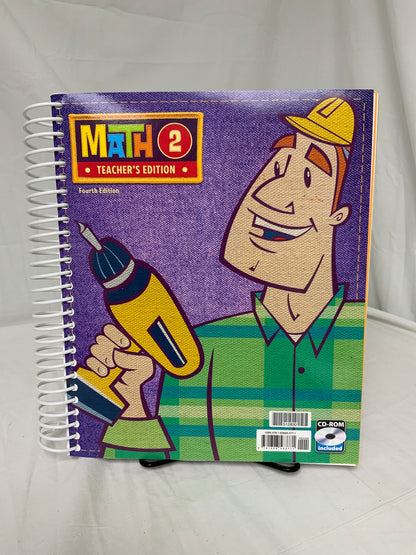 BJU Math 2 (4th Ed.) Set of 4