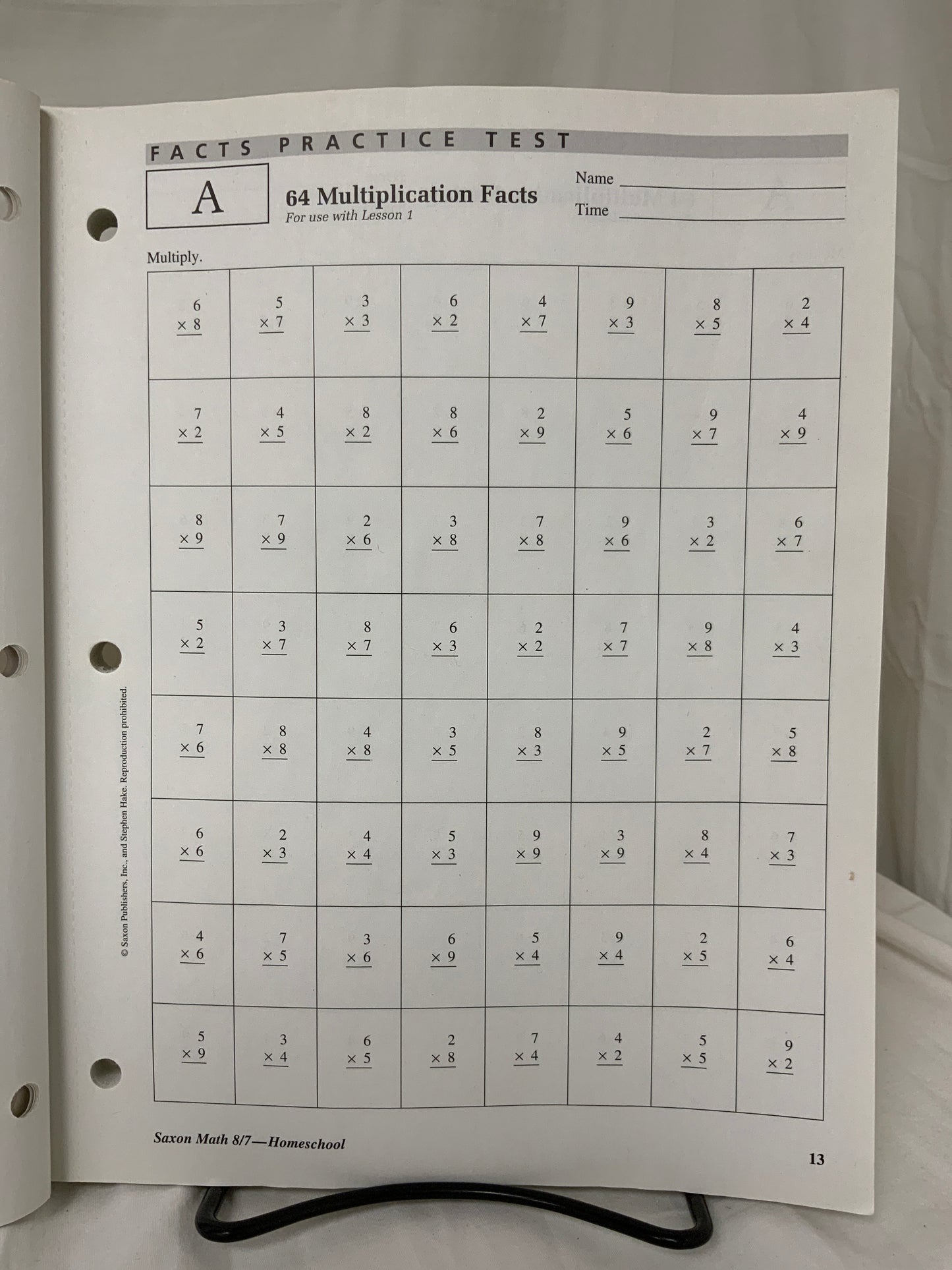 Saxon Math 8/7 Homeschool (3rd Ed.) Set of 3