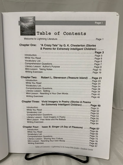 Lightning Lit & Comp: 8th Grade (2nd Ed.) Student Guide