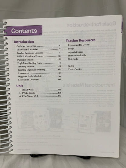 BJU Phonics & English 1 (4th Ed.) Teacher Edition