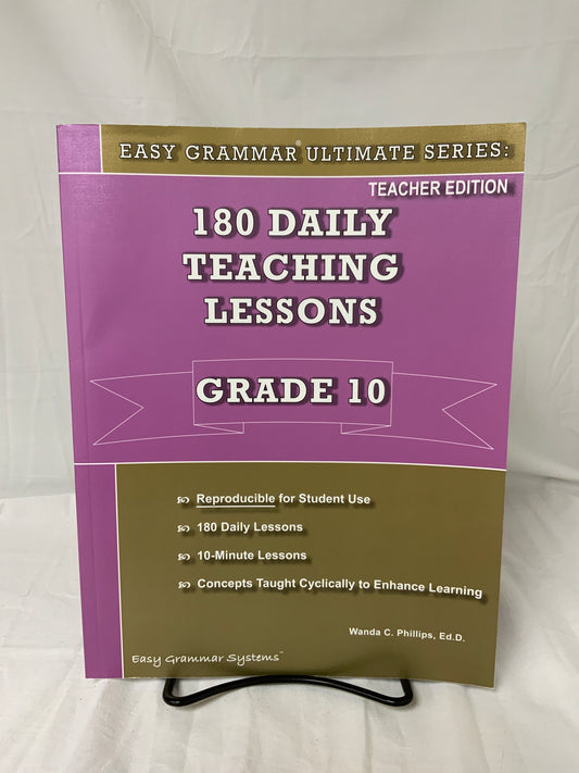 Easy Grammar Ultimate Series: Grade 10 Teacher Edition