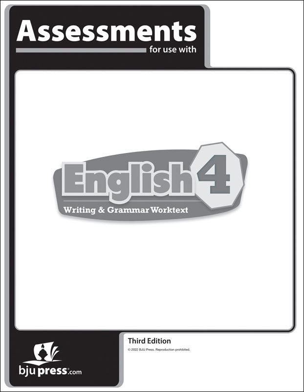 English 4 Assessments (3rd ed.)