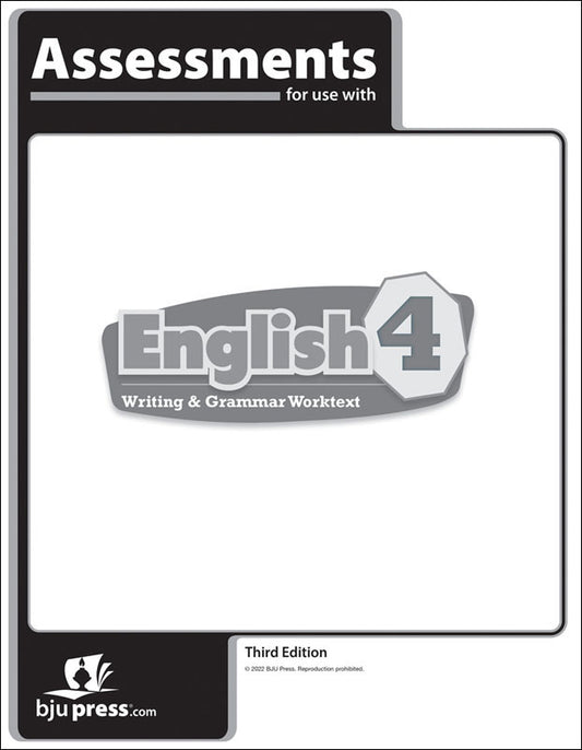 English 4 Assessments (3rd ed.)