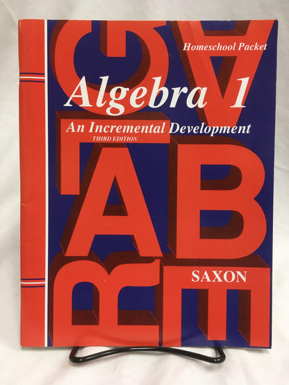 Saxon Algebra 1 Third Edition Set of 3