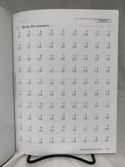 Horizons Math Teacher's Guide Grade 4