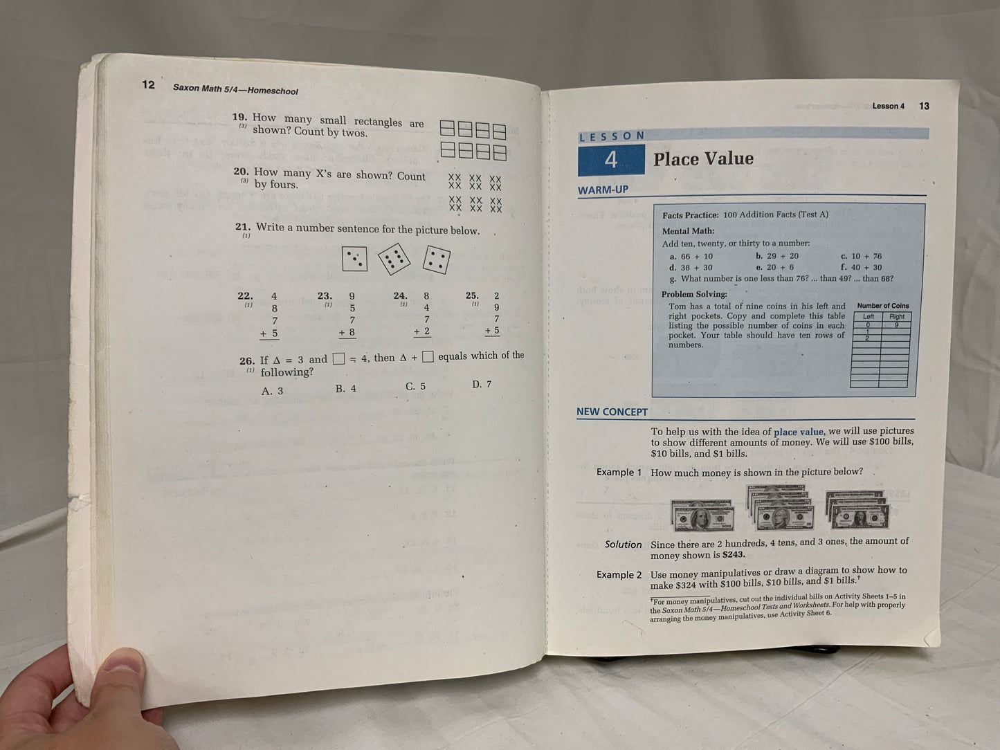 Saxon Math 5/4 Homeschool (3rd Ed.) Set of 2
