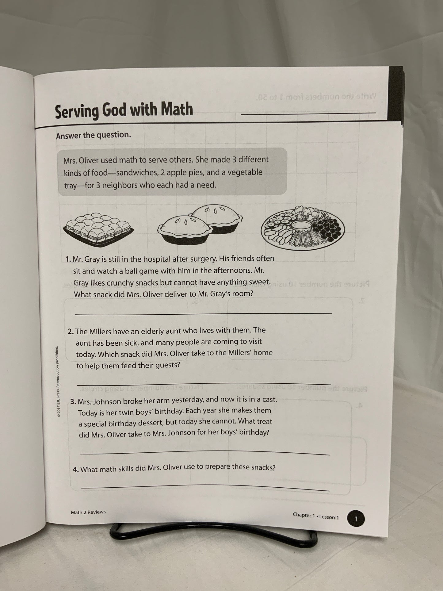 BJU Math 2 (4th Ed.) Set of 4