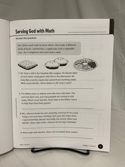 BJU Math 2 (4th Ed.) Set of 4