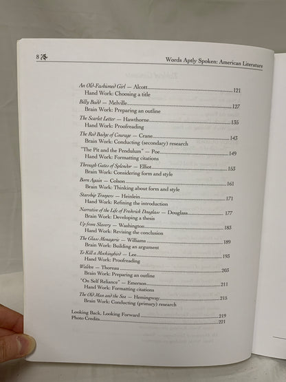 Words Aptly Spoken: American Literature (2nd Ed.)
