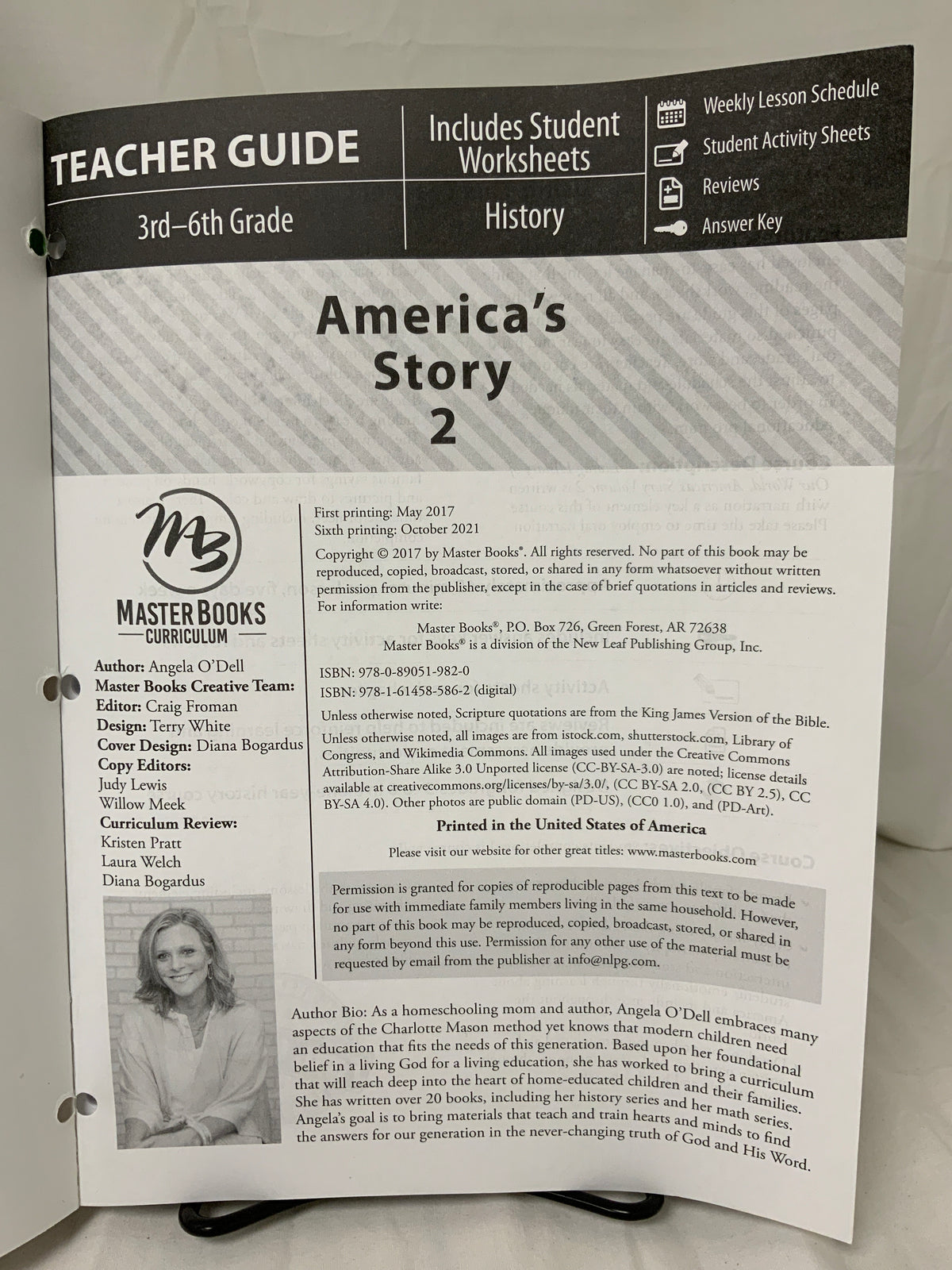 Master Books America's Story 2 Teacher Guide