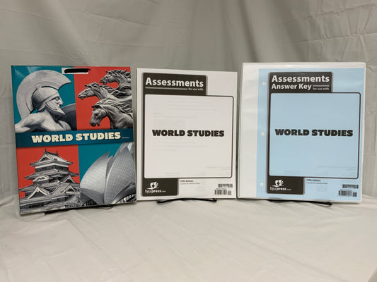 BJU World Studies (5th Ed.) Set of 3