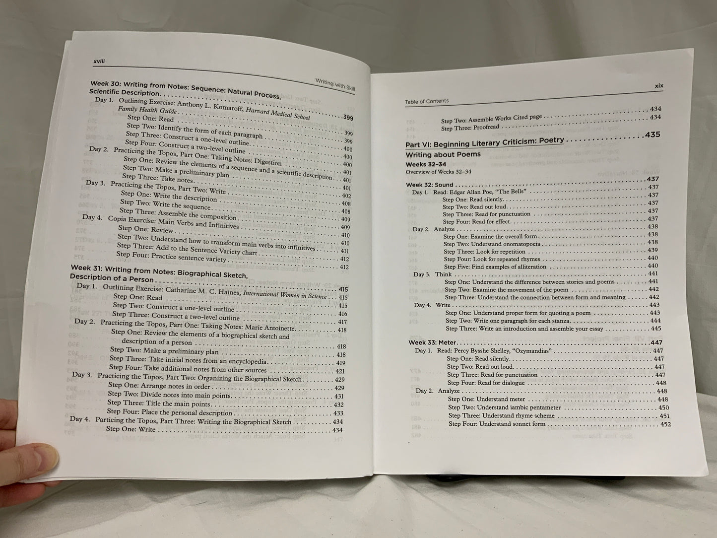 Writing With Skill Level 1 Student Workbook