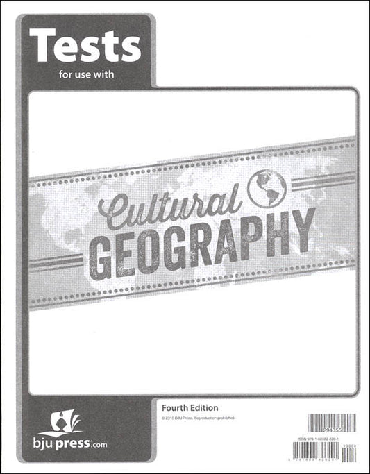 Cultural Geography Tests (4th ed.)