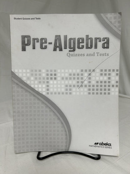 Abeka Pre-Algebra (3rd Ed.) Set of 4