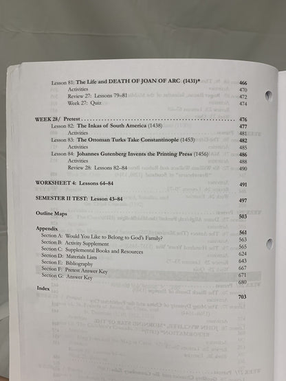 The Mystery of History Volume II (1st Ed.) Companion Guide