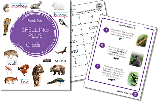 Spelling Plus: Grade 1, Student Textbook