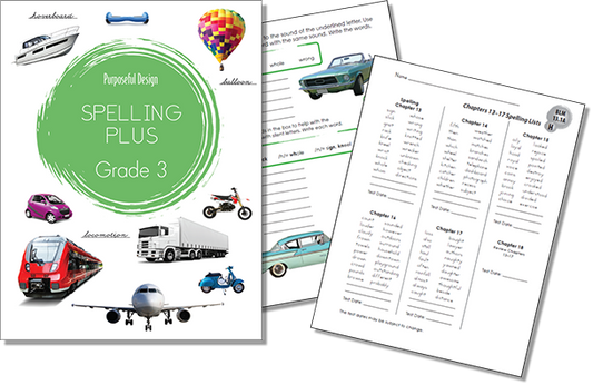 Spelling Plus: Grade 3, Student Textbook