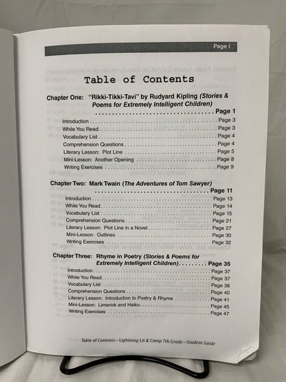 Lightning Lit & Comp: 7th Grade (2nd Ed.) Student's Guide