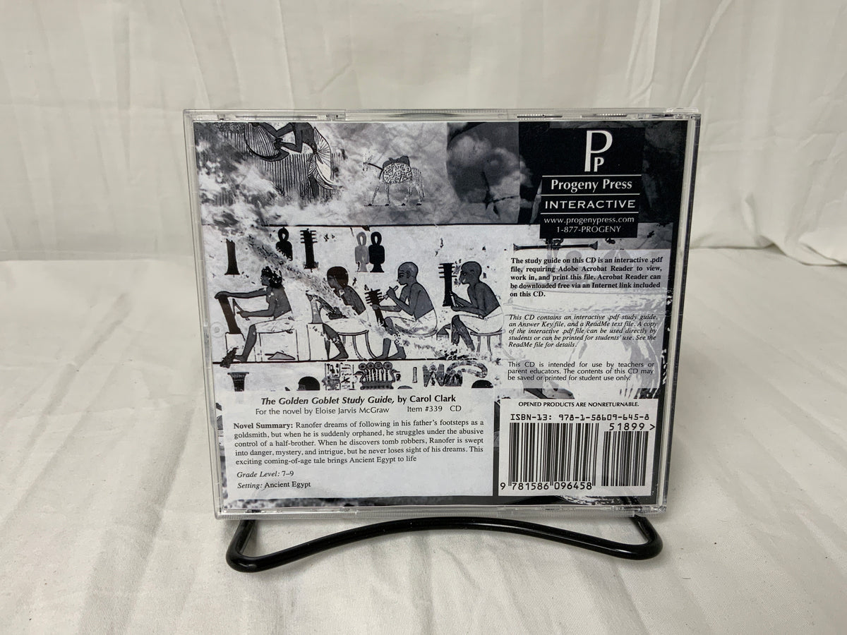The Golden Goblet Progeny Press Study Guide CD