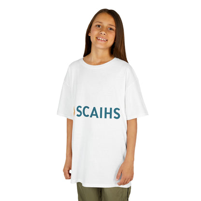 Kids Heavy Cotton™ Tee | SCAIHS Design, Comfortable Kidswear, Casual Style, Perfect Gift for School, Everyday Wear, Youth Apparel