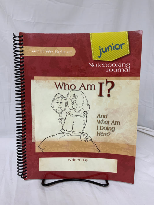 Who Am I? Junior Notebooking Journal