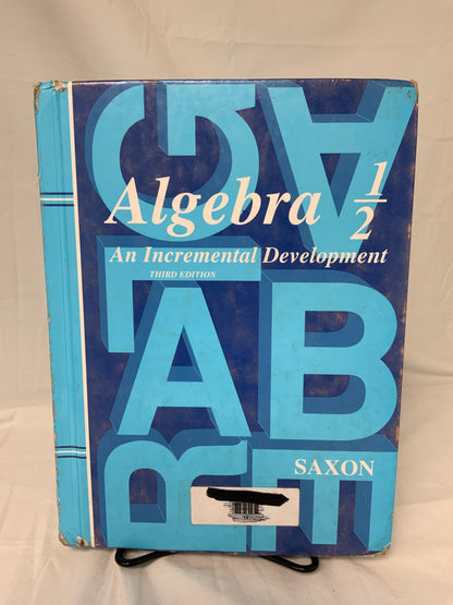 Saxon Algebra 1/2 (3rd Ed.) Set of 2