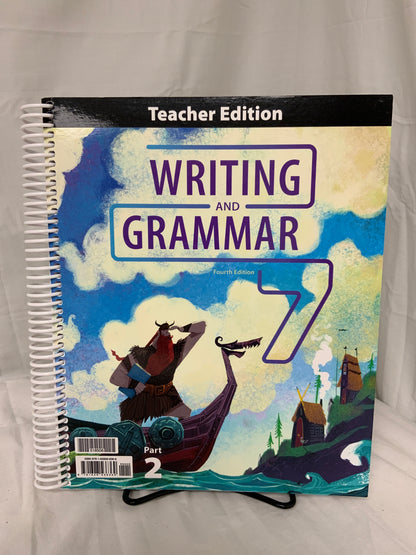 BJU Writing and Grammar 7 (4th Ed.) Teacher Edition