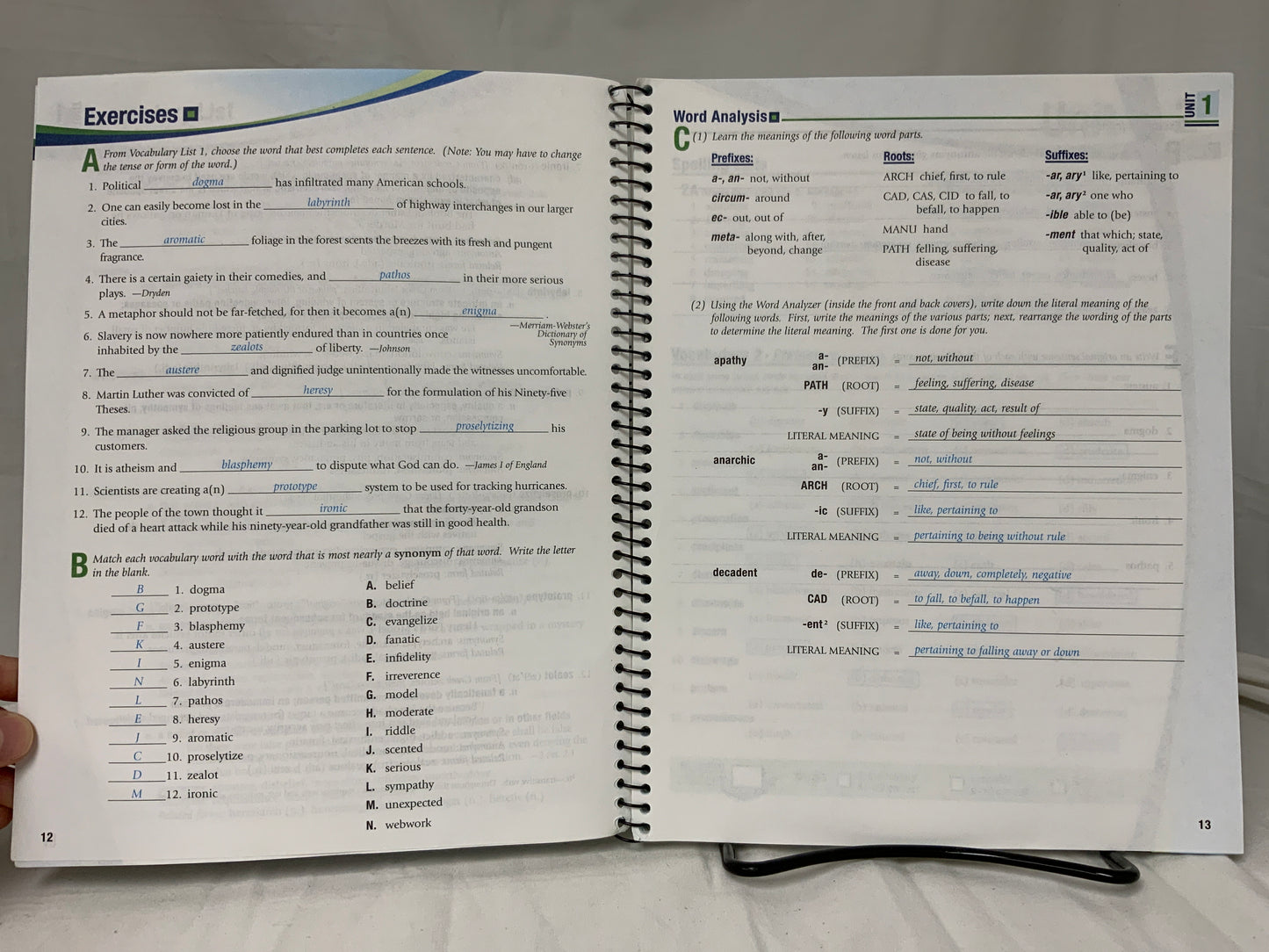 Abeka English 11 Parent Kit