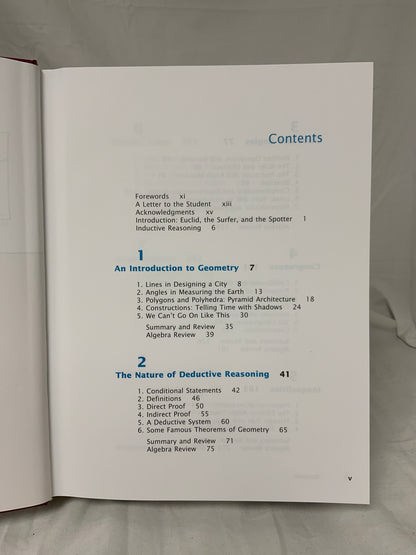 Geometry: Seeing, Doing, Understanding (3rd Ed.) Set of 4