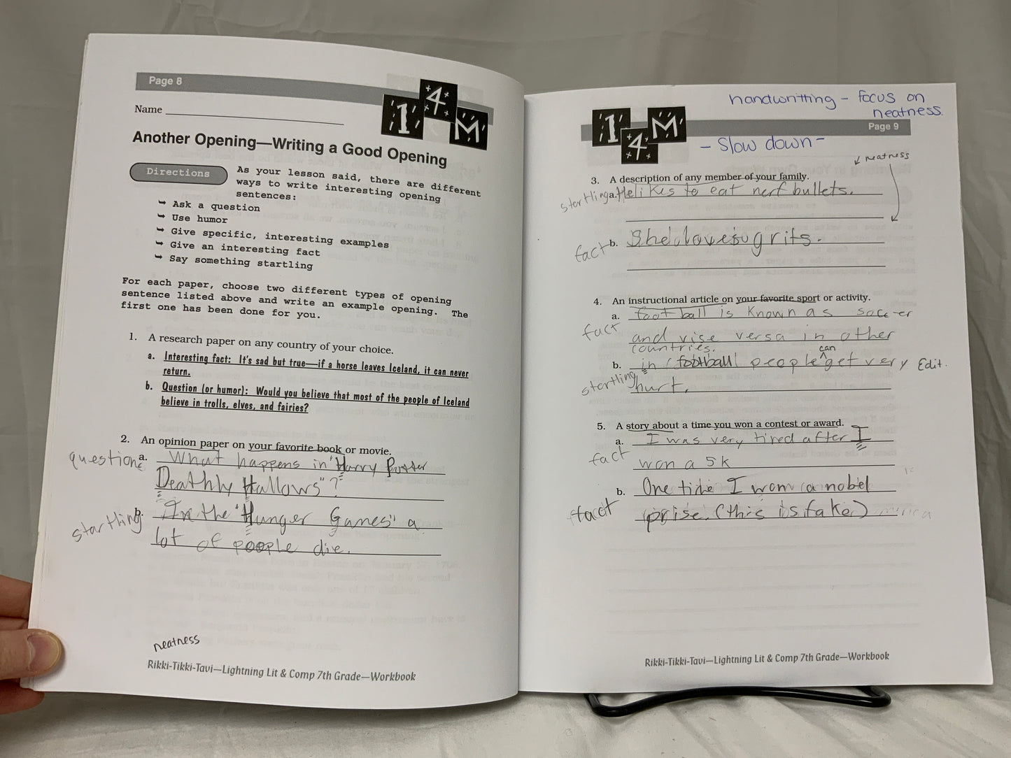 Lightning Lit & Comp: 7th Grade (2nd Ed.) Student Workbook