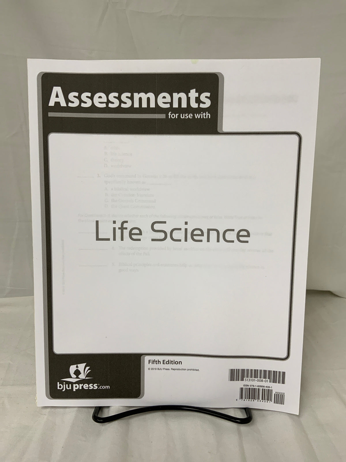 BJU Life Science (5th Ed.) Assessments