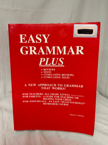Easy Grammar Plus Teacher Edition (1995)