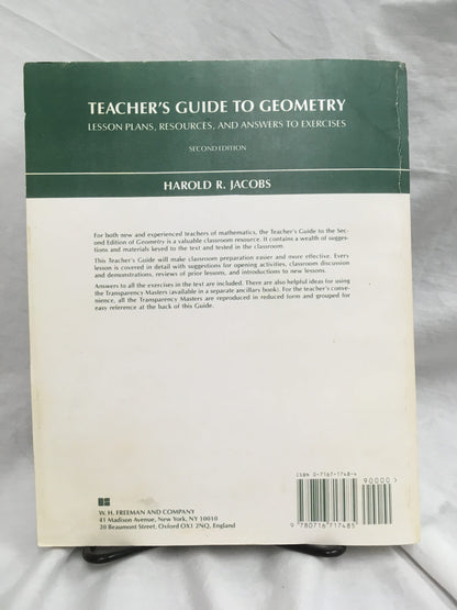 Geometry (by Jacobs) 2nd Ed. - set of 2