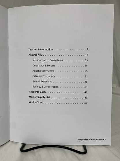 God's Design for Chemistry & Ecology: Properties of Ecosystems (4th Ed.) Set of 2