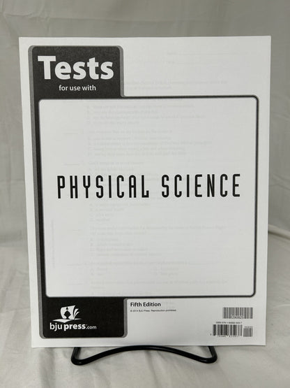 BJU Physical Science (5th Ed.) Set of 7