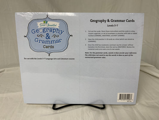 The Good and the Beautiful Geography & Grammar Cards