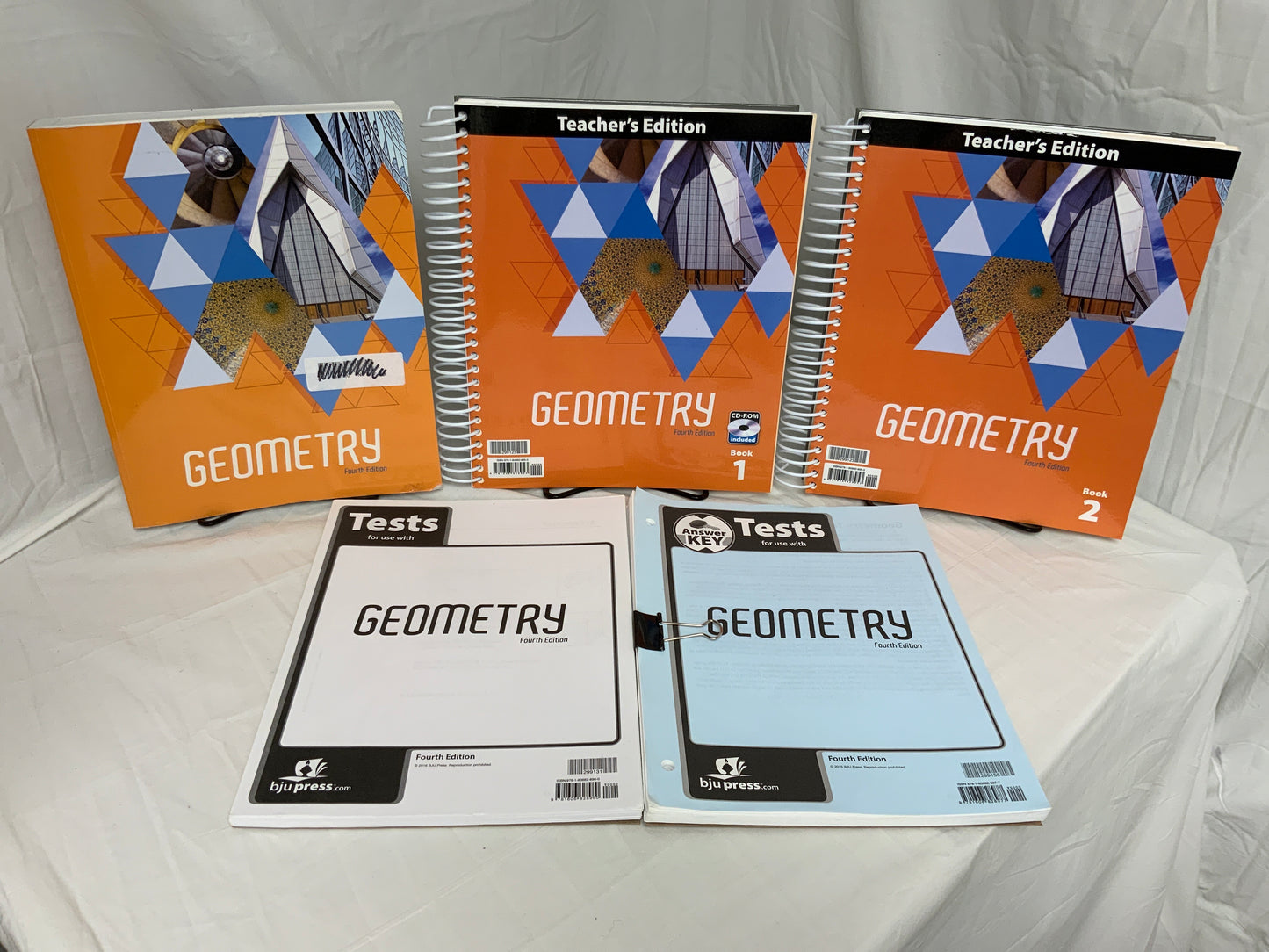 BJU Geometry (4th Ed.) Set of 5