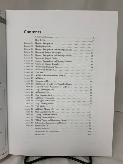 Math-U-See Primer Instruction Manual (2012)