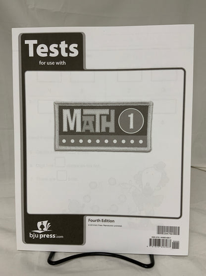BJU Math 1 (4th Ed.) Set of 6